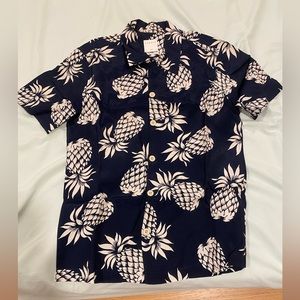 Sandro Hawaiian Satin Shirt